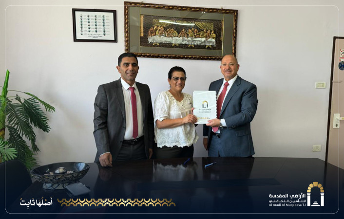 الأراضي المقدسة للتأمين التكافلي والمدرسة البطريركية للروم الكاثوليك يوقعان اتفاقية تأمين