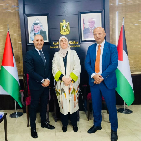 H.E. Dr. Laila Ghannam, Governor of Ramallah and Al-Bireh, Receives ARMT Management
